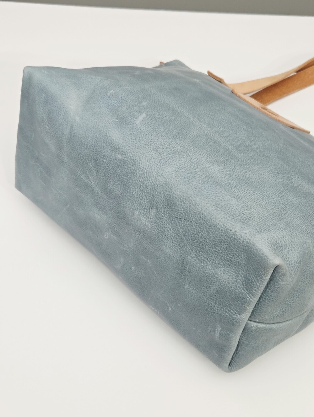 EXCELLENT MEANWHILE BACK ON THE FARM LEATHER DAY TOTE BAG - Picture 10 of 10